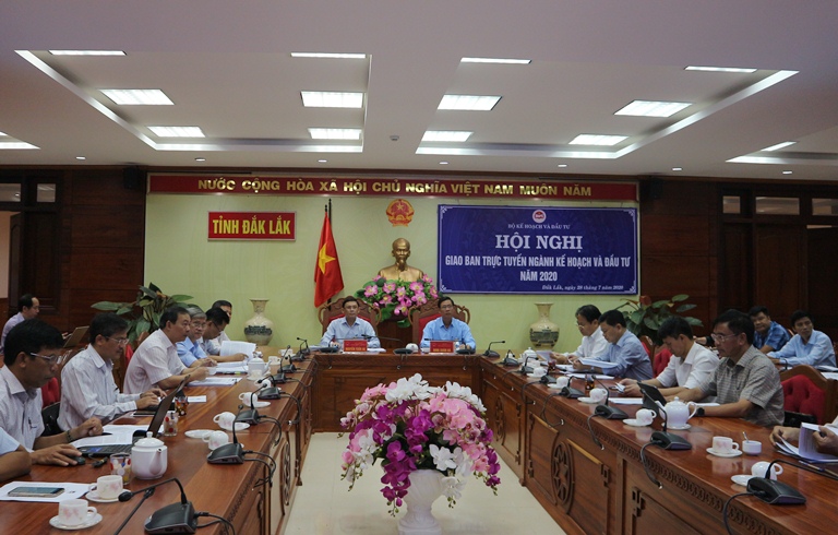 Hội nghị giao ban trực tuyến ngành kế hoạch và đầu tư năm 2020